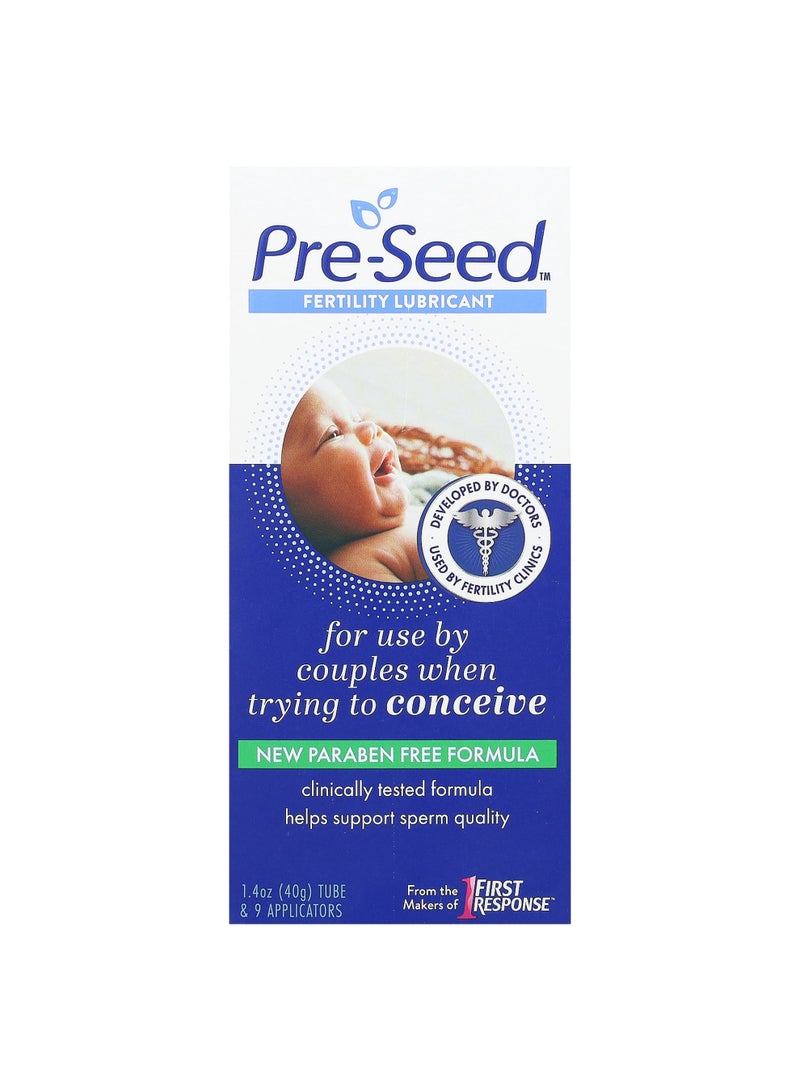 Fertility Lubricant, 9 Applicators, 1.4 oz (40 g)